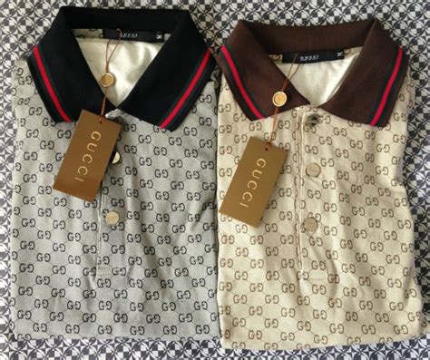 gucci collar shirt fake|gucci monogram polo shirt.